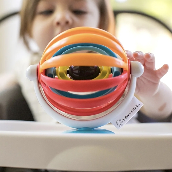 Baby Einstein Sticky Spinner BPA-free Highchair Activity Toy - Picture 1 of 3